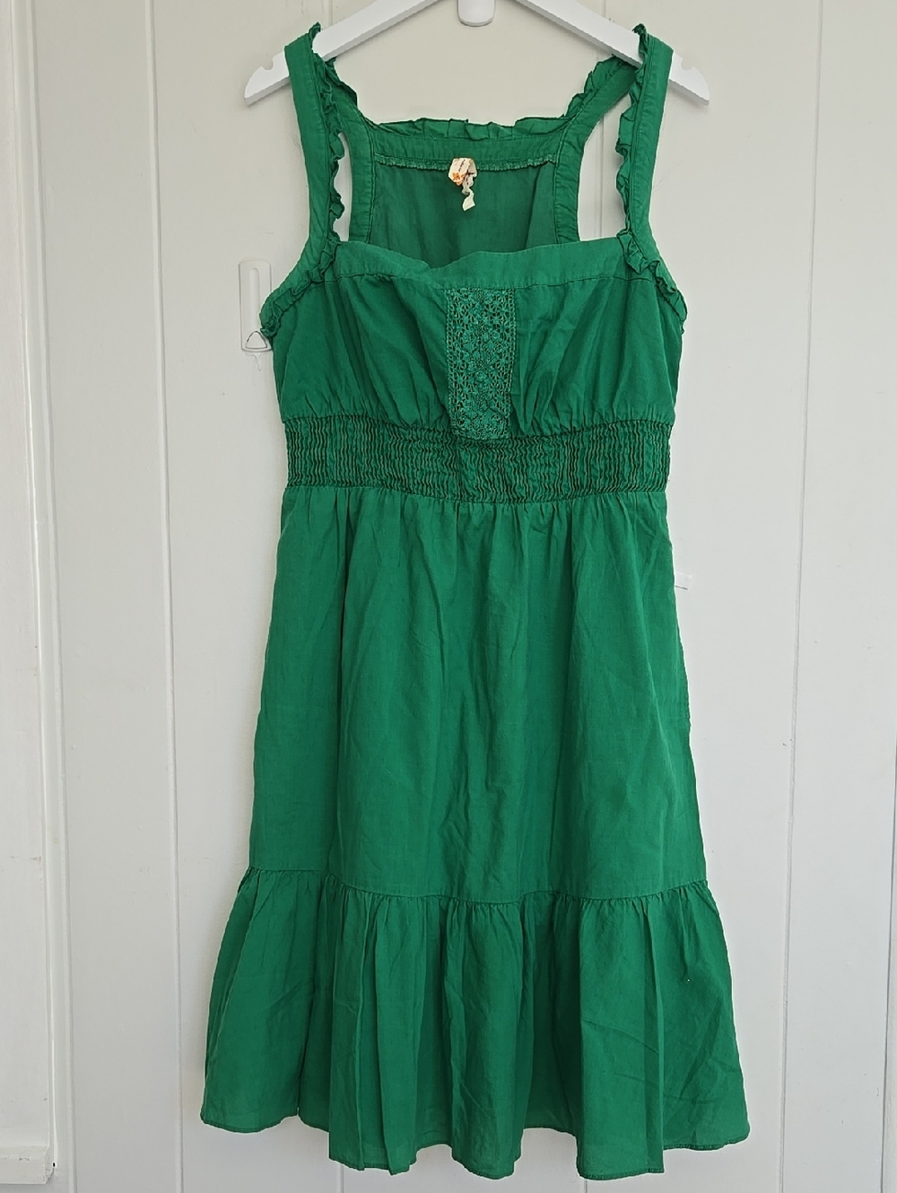 Antropologie Maeve Green Midi Dress Size 2